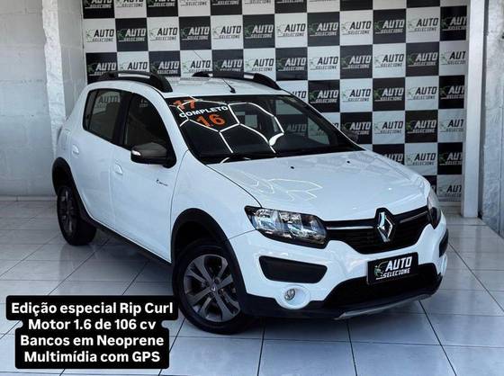 RENAULT SANDERO 1.6 STEPWAY RIP CURL 8V FLEX 4P MANUAL RENAULT SANDERO 1.6 STEPWAY RIP CURL 8V FLEX 4P MANUAL